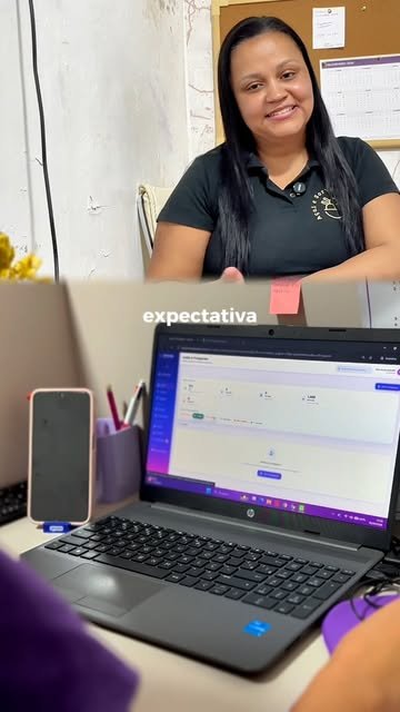 Fundadora da Açaí e Sorvete da Casa no escritório